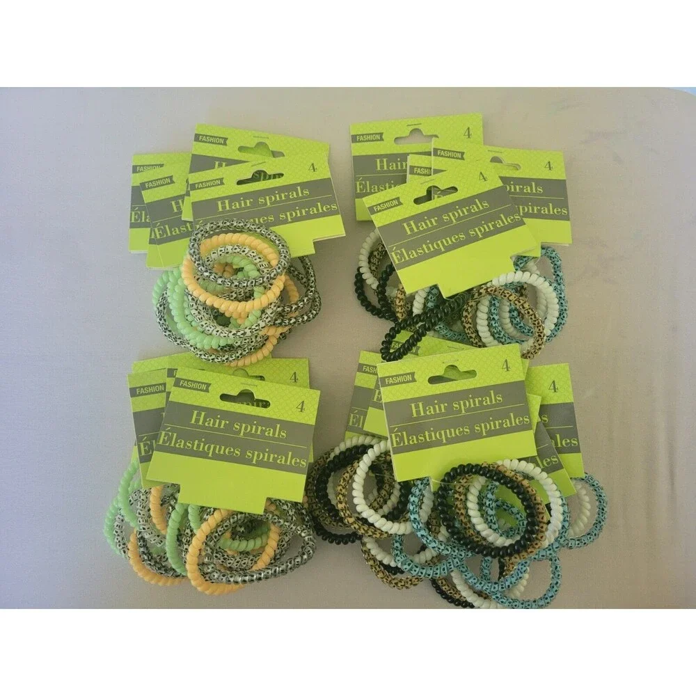 Hair Accessories Scrunchies Headbands Clips Ties Lot of 102 Pieces New With Tags